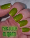 Radioactive Unicorn The Juice is Loose Green Triple Holo Nail Polish