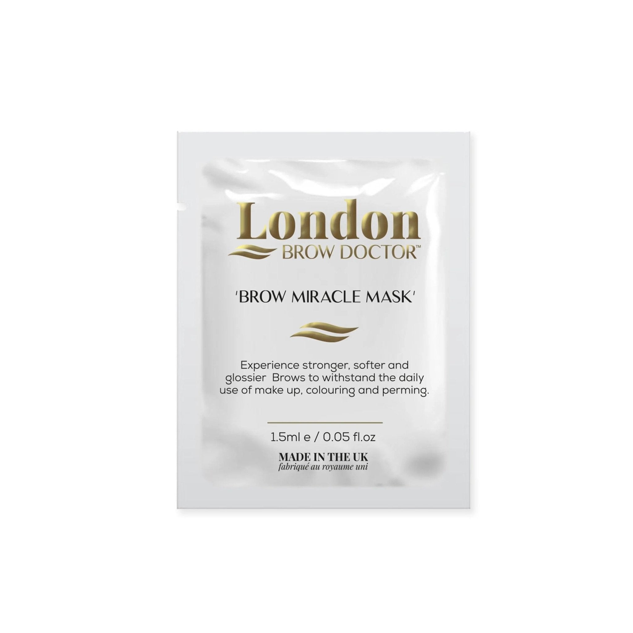 London Brow Doctor Intensive Brow Mask Sachets - Repair & Restore (10 Pack)
