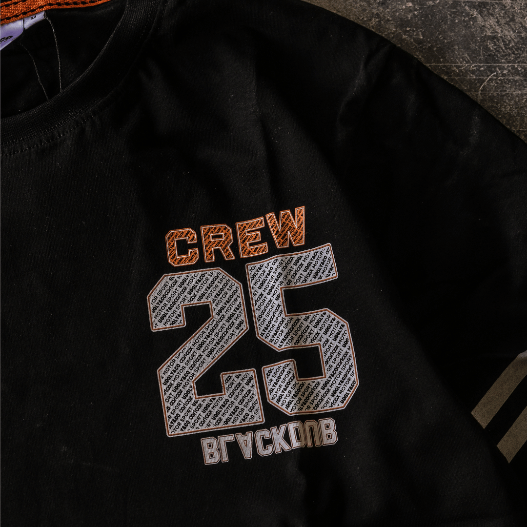 Uggly and Co Black Dub 2025 Crew Tee – Heavyweight Cotton T-Shirt