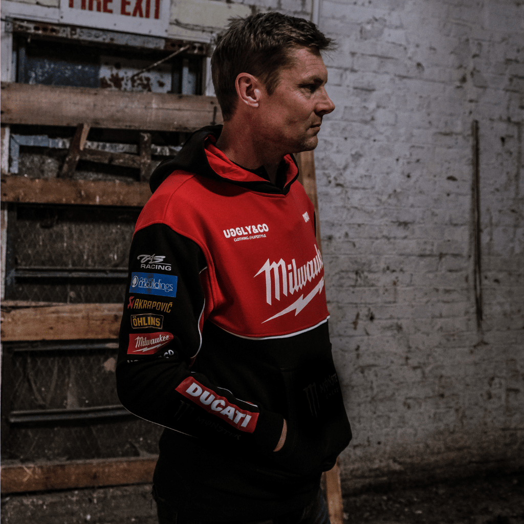 Milwaukee Tools x Ducati Racing Hoodie – Uggly & Co Heavyweight Fleece