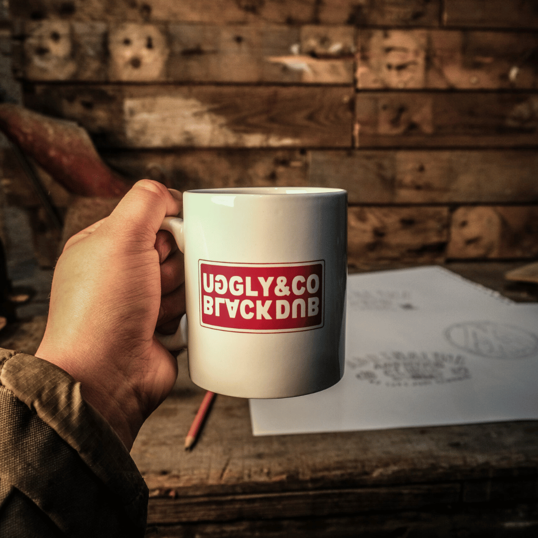 The Black Dub x Uggly & Co China Mug – Red Race Day Coffee Cup