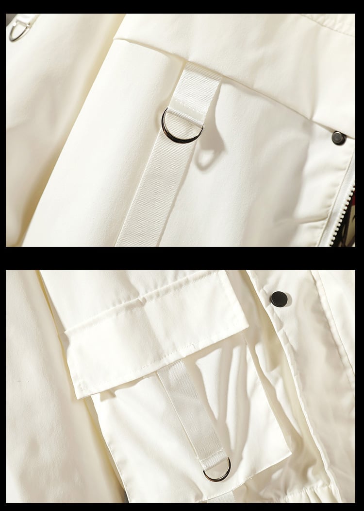 Oversized Cotton Jacket – Unisex Streetwear Outerwear