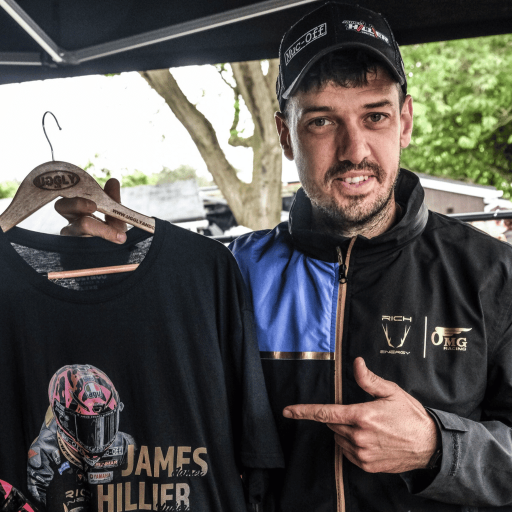 James Hillier Racing Tee | Uggly & Co Official Cotton Boxy T-Shirt