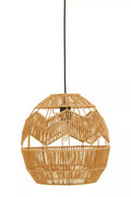 Orsina Jaya Natural Paper Rope Pendant Light – Minimalist Woven Lamp