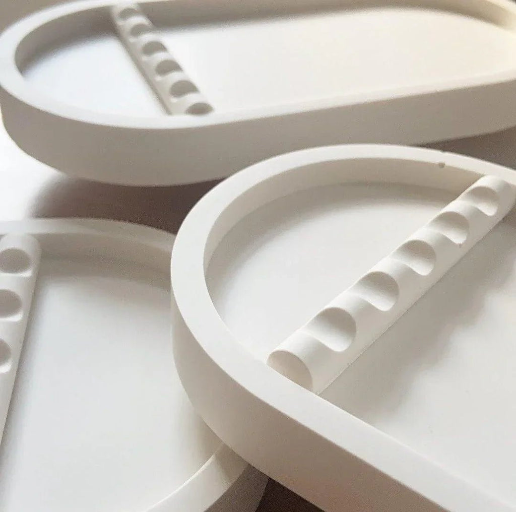 The London Brow Company Jesmonite Tool Tray | Handmade Beauty Organizer