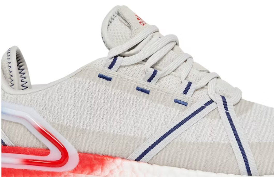 Adidas Solarthon Primegreen Spikeless Golf Shoes - Grey Vivid Red