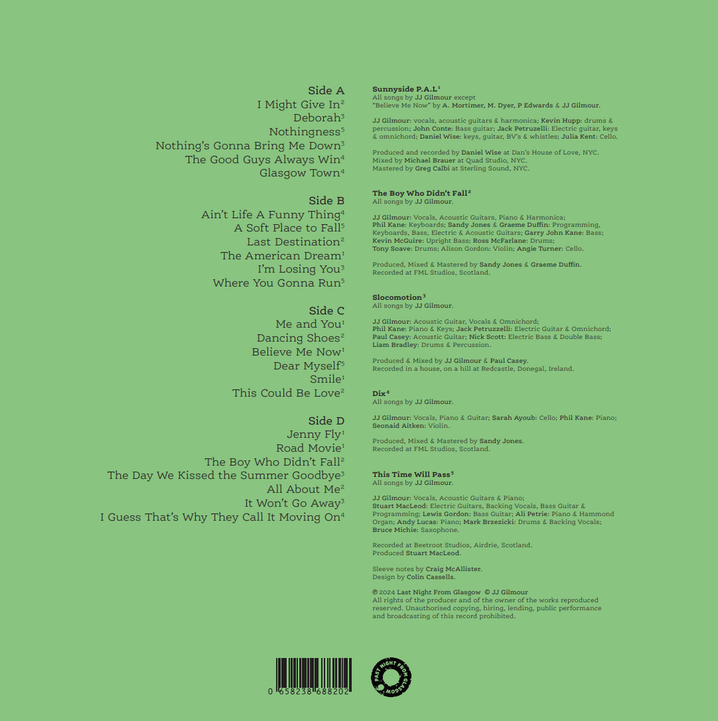 JJ Gilmour - The Evolution Of JJ Gilmour | Double Vinyl Gatefold LP