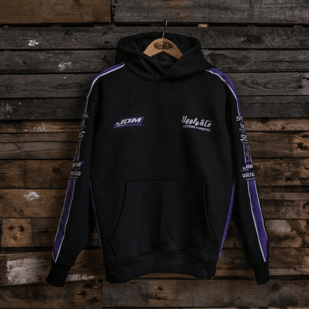Uggly & Co JDM Team Hoodie – Heavyweight 380gsm Fleece Racing Pullover