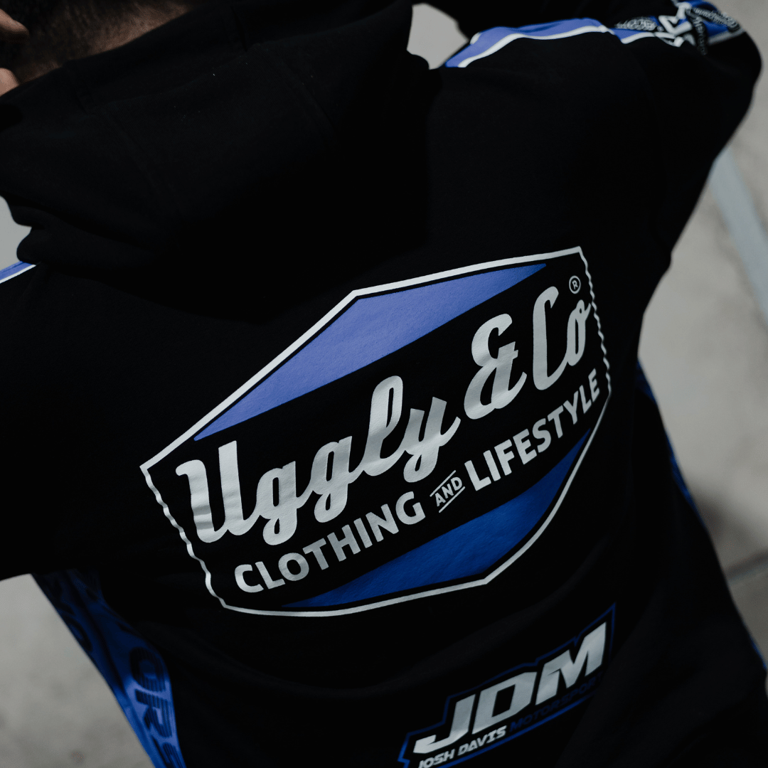 Uggly & Co JDM Team Hoodie – Heavyweight 380gsm Fleece Racing Pullover