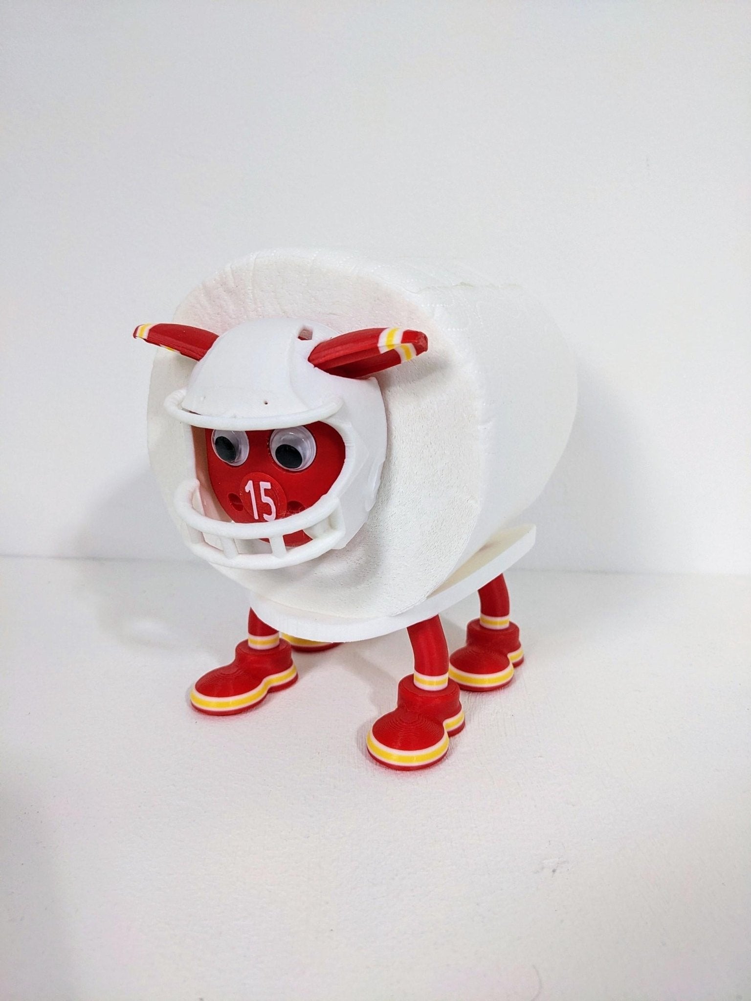 Kansas City Chiefs Sheep Toilet Roll Holder | Chaddyverse 3D Print