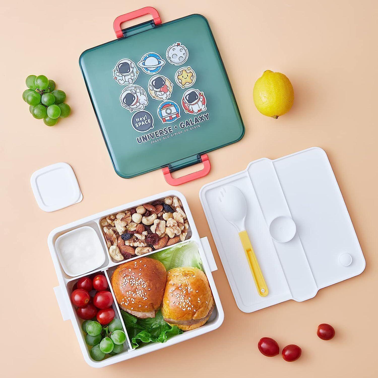 Massive Discounts Leak-Proof Bento School Lunch Box - 1300ml Kids Container