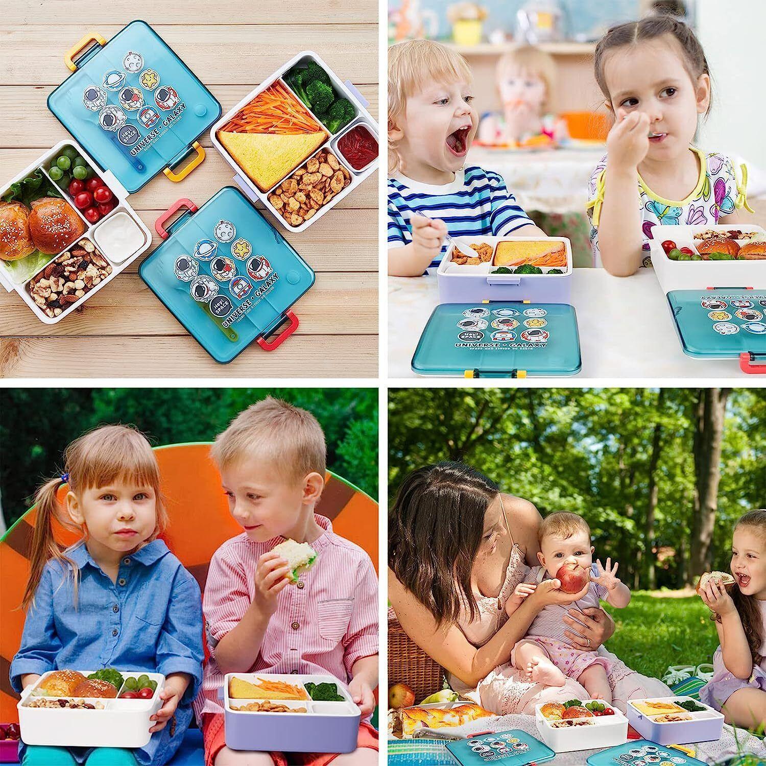 Massive Discounts Leak-Proof Bento School Lunch Box - 1300ml Kids Container
