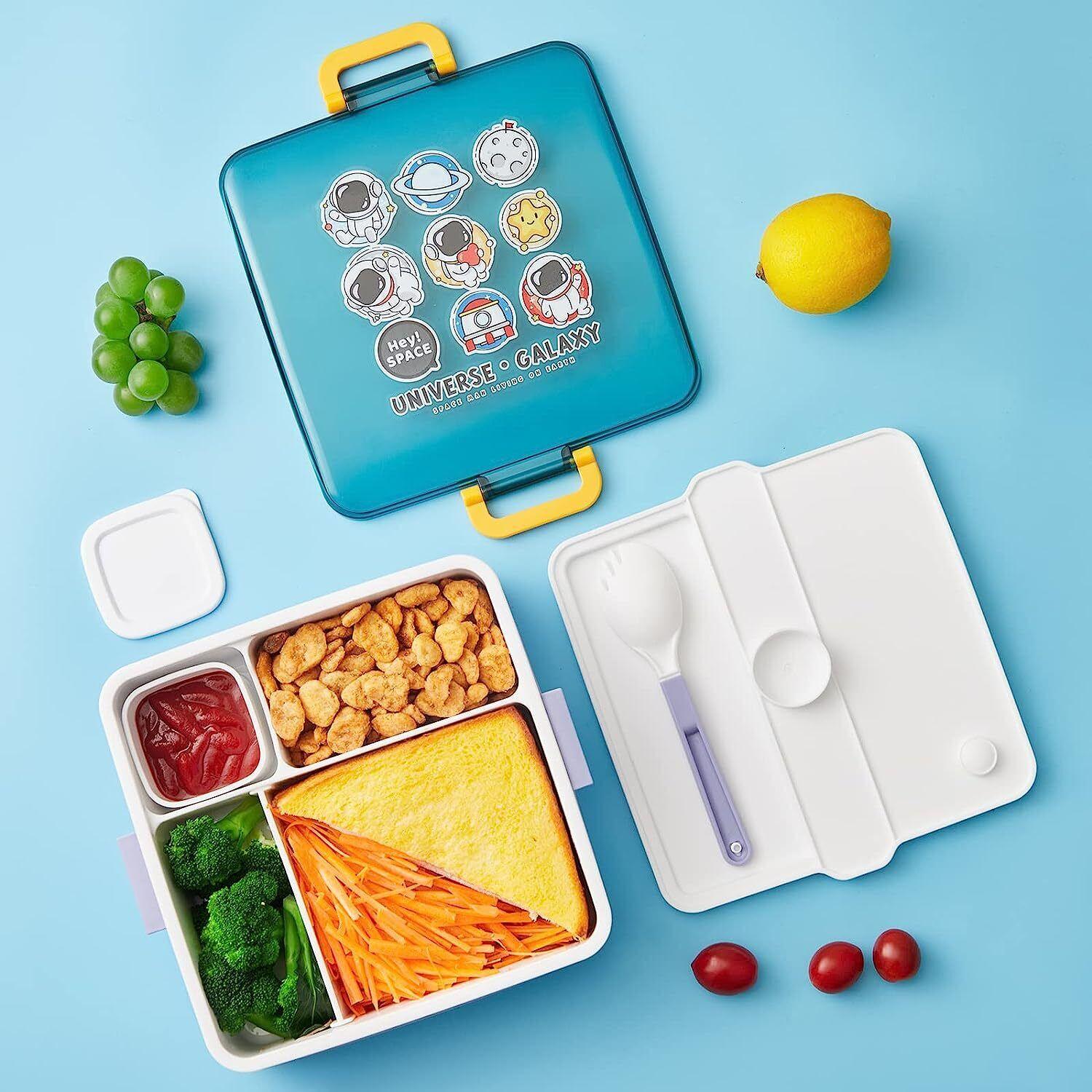 Massive Discounts Leak-Proof Bento School Lunch Box - 1300ml Kids Container