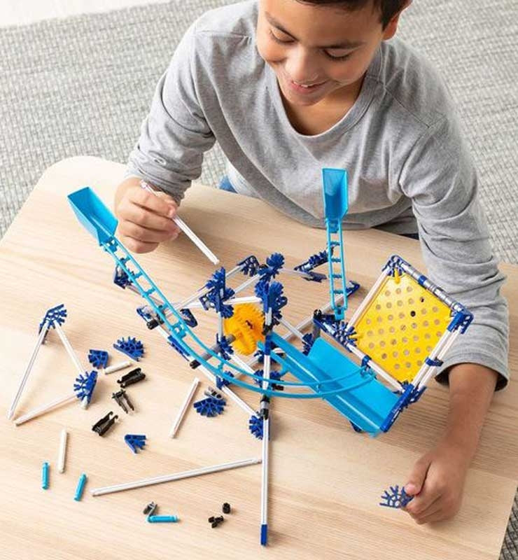 K'NEX Marble Run Coaster – Motorized 3-Model Building Set (500+ Pcs)