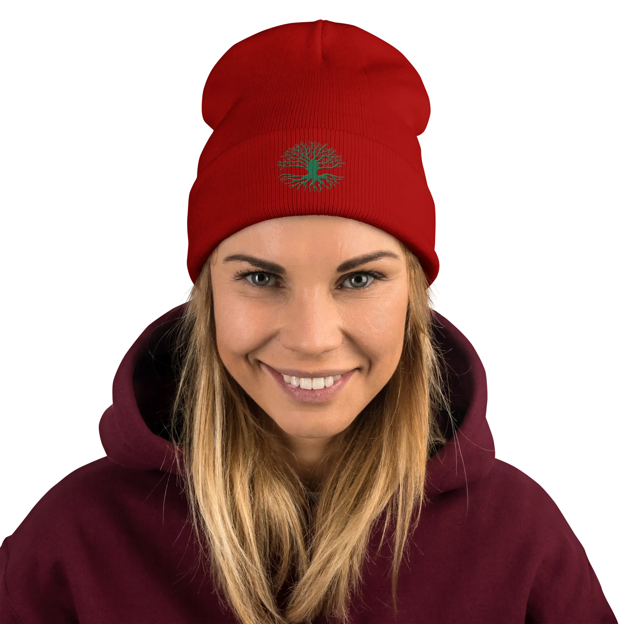 Roots Embroidered Beanie