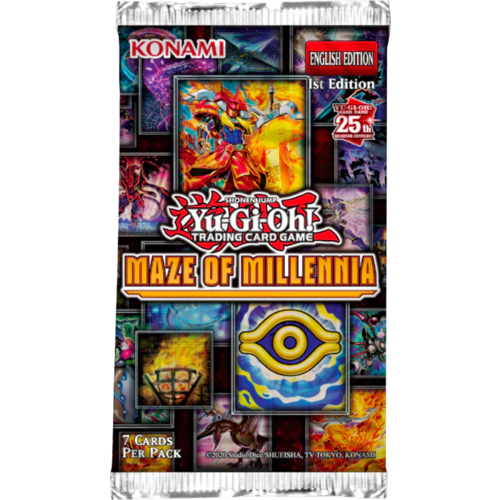 Yu-Gi-Oh! Maze of Millennia Booster Pack | 7 Trading Cards per Pack