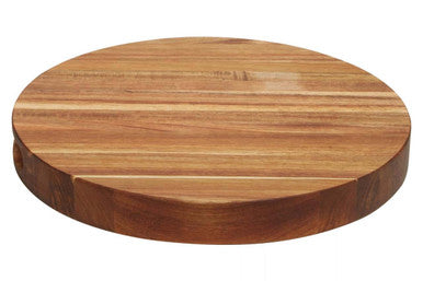 Orsina Kora Round Acacia Wood Chopping and Serving Board with Handles