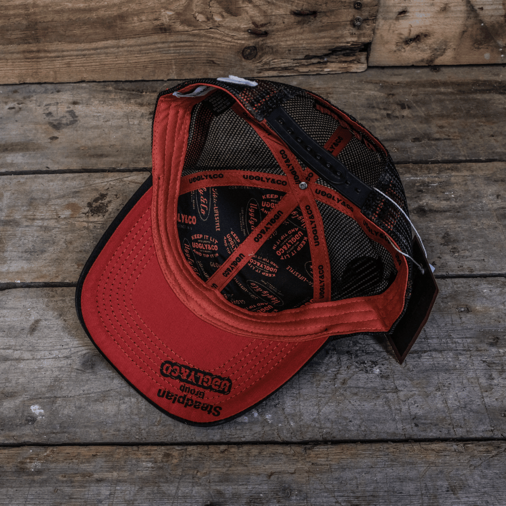 KTS Racing Trucker Hat – Uggly and Co Black & Orange Mesh Racing Cap