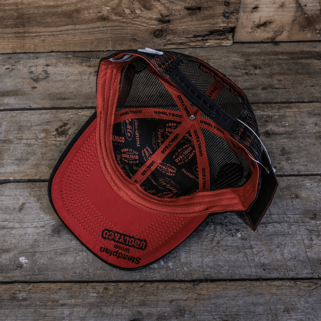 KTS Racing Trucker Hat – Uggly and Co Black & Orange Mesh Racing Cap