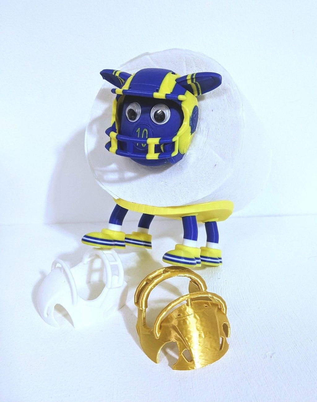 Chaddyverse LA Rams Sheep Toilet Roll Holder | 3D Printed NFL Gift
