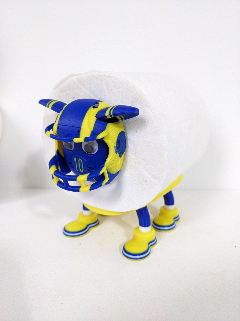 Chaddyverse LA Rams Sheep Toilet Roll Holder | 3D Printed NFL Gift