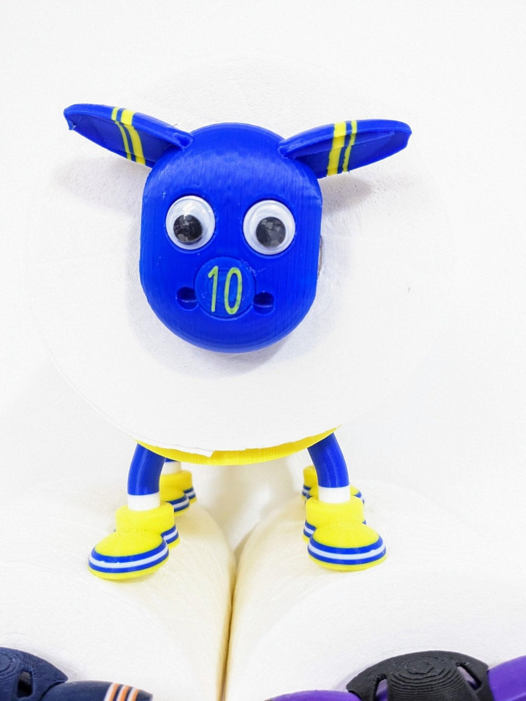 Chaddyverse LA Rams Sheep Toilet Roll Holder | 3D Printed NFL Gift