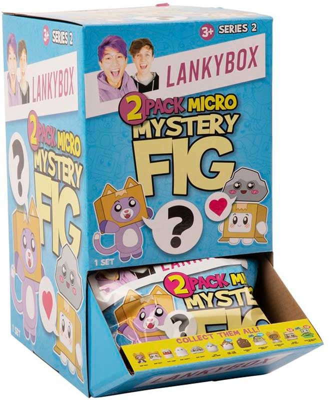 LankyBox Micro Mystery Figure 2-Pack – Collectible Gaming Toy Blind Bag
