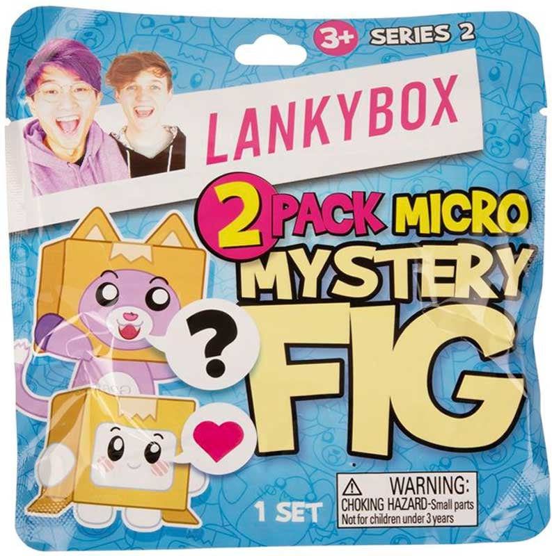 LankyBox Micro Mystery Figure 2-Pack – Collectible Gaming Toy Blind Bag
