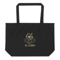 Large organic El Lobo tote bag