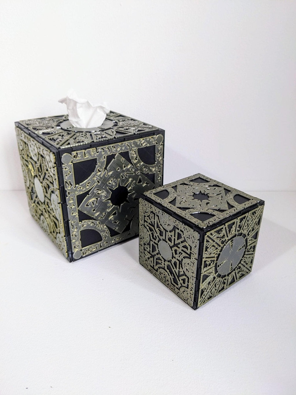 Hellraiser Lament Configuration Tissue Box & Storage Cube by Chaddyverse