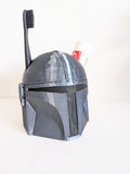 Mandalorian Helmet Toothbrush & Pen Holder | Chaddyverse Large PLA