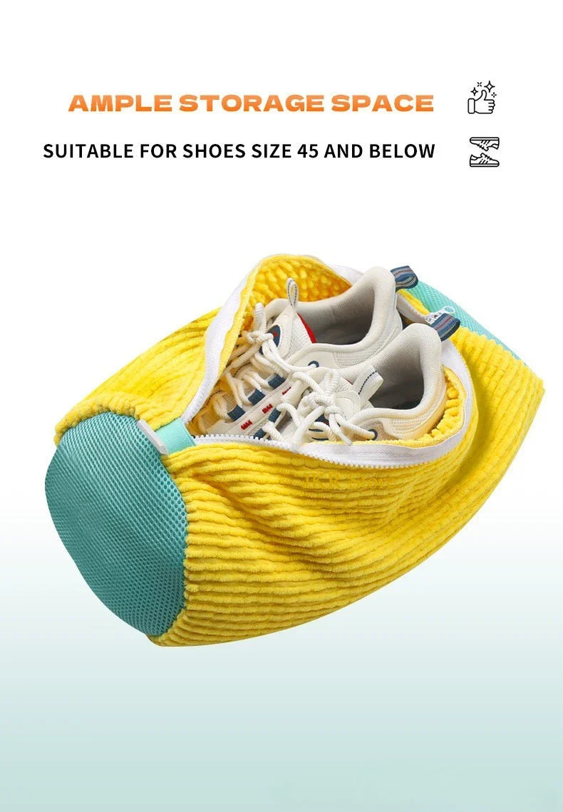 Laundry Shoe Washing Bag – Padded Net Protector for Machine Wash