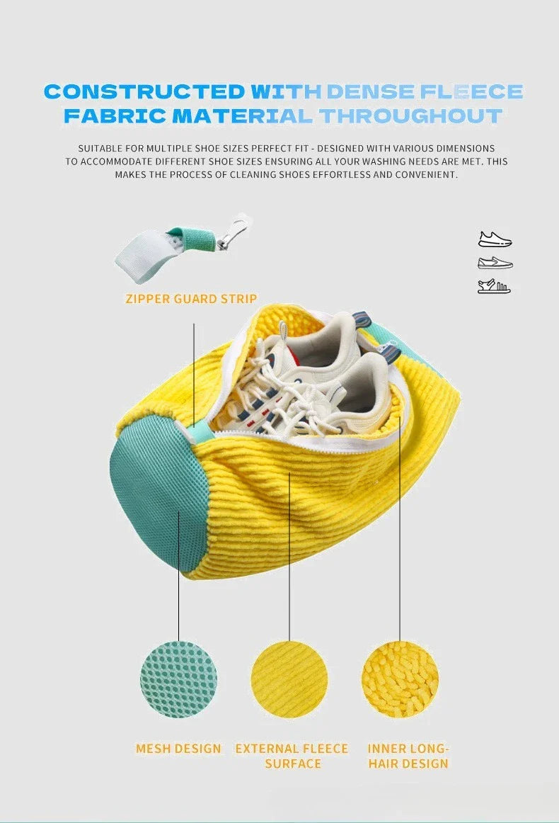 Laundry Shoe Washing Bag – Padded Net Protector for Machine Wash