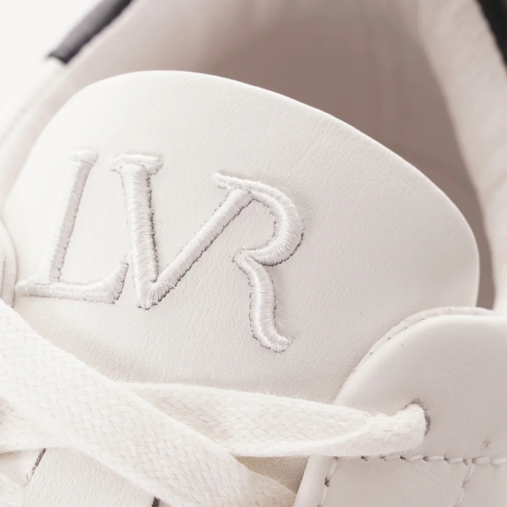 Lavair Linear 2.0 White Black Chunky Leather Trainers – Women's EU 38