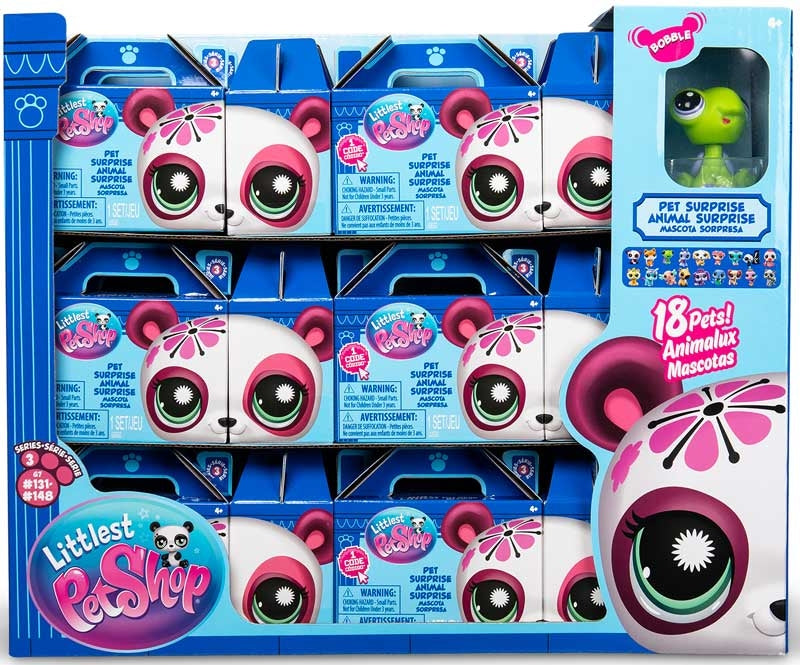 Littlest Pet Shop Series 3 Pet Surprise Single - Collectible Bobblehead