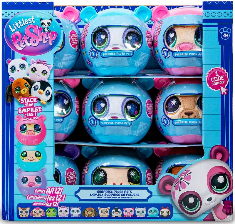Littlest Pet Shop Surprise Plush Pets – 4 Inch Mini Collectible Toy