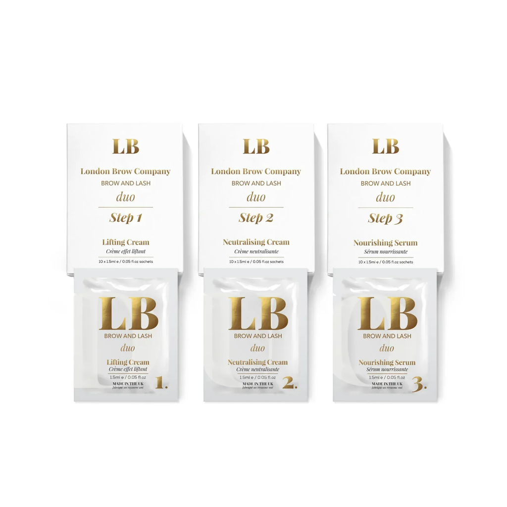 The London Brow DUO Waterproof Lash Lift & Brow Lamination System