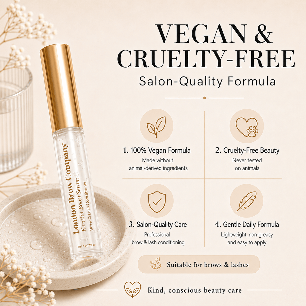 London Brow Keratin Brow & Lash Boost Serum - Vegan Aftercare Treatment