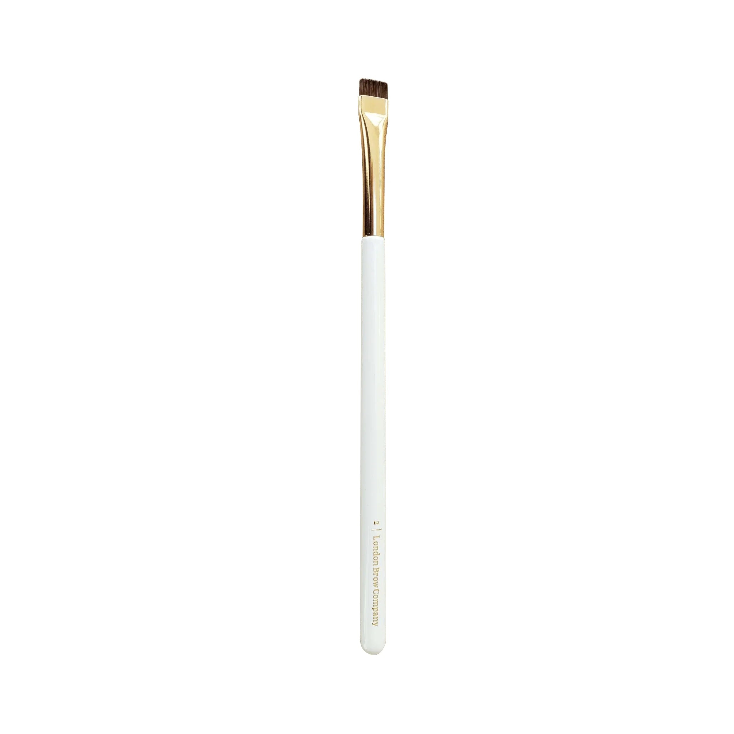The London Brow Company Flat Brow Defining Brush #2 | Firm Vegan Bristles