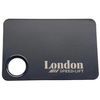 London Brow Speed-Lift Mixing Palette | Black Stainless Steel Tool