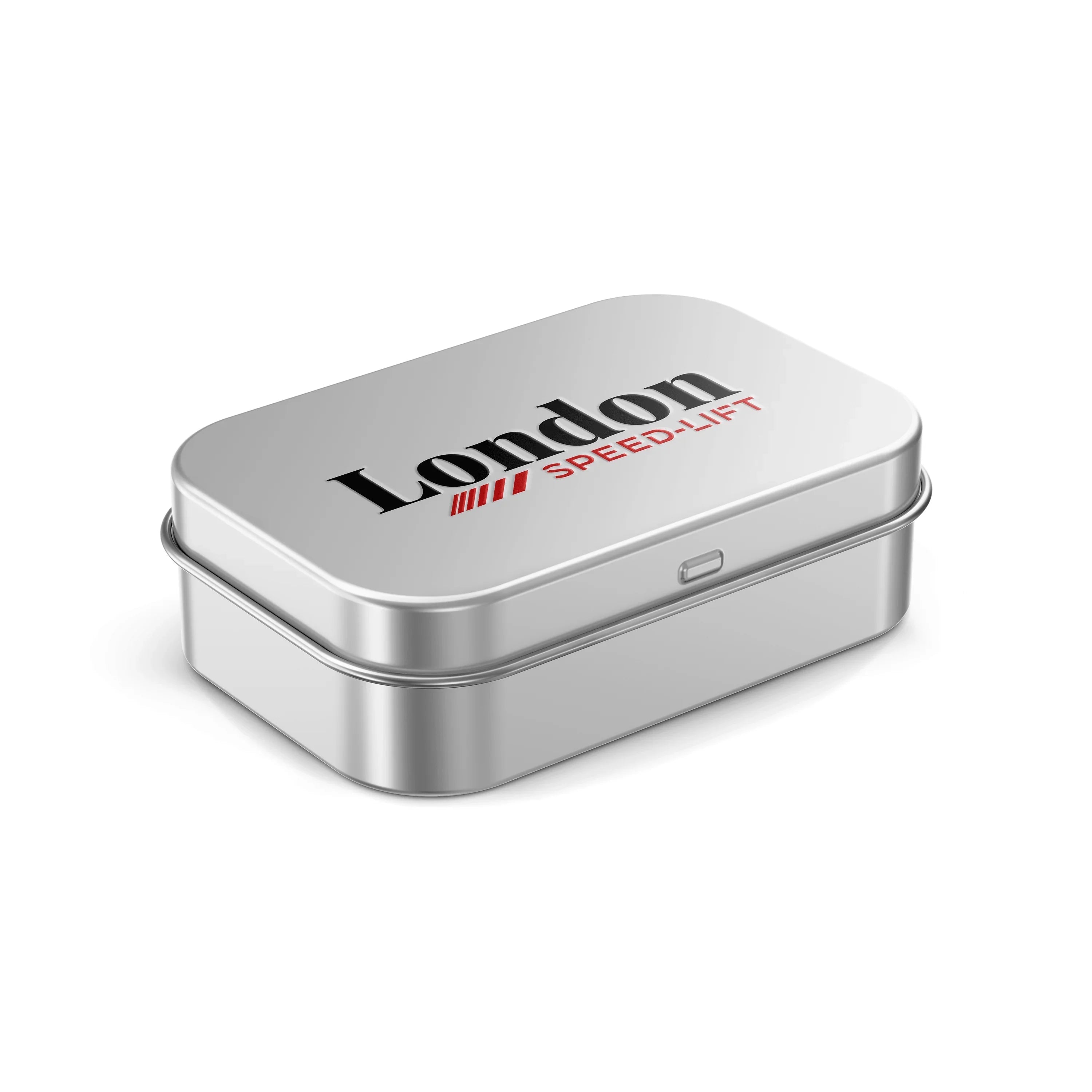 London Brow Lash Shield Racing Storage Tin | Durable Metal Organizer