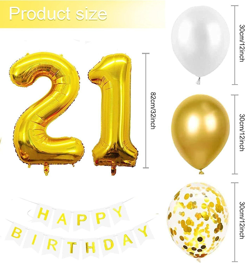 Massive Discounts Gold Birthday Balloon Set – Latex & Foil Party Decor