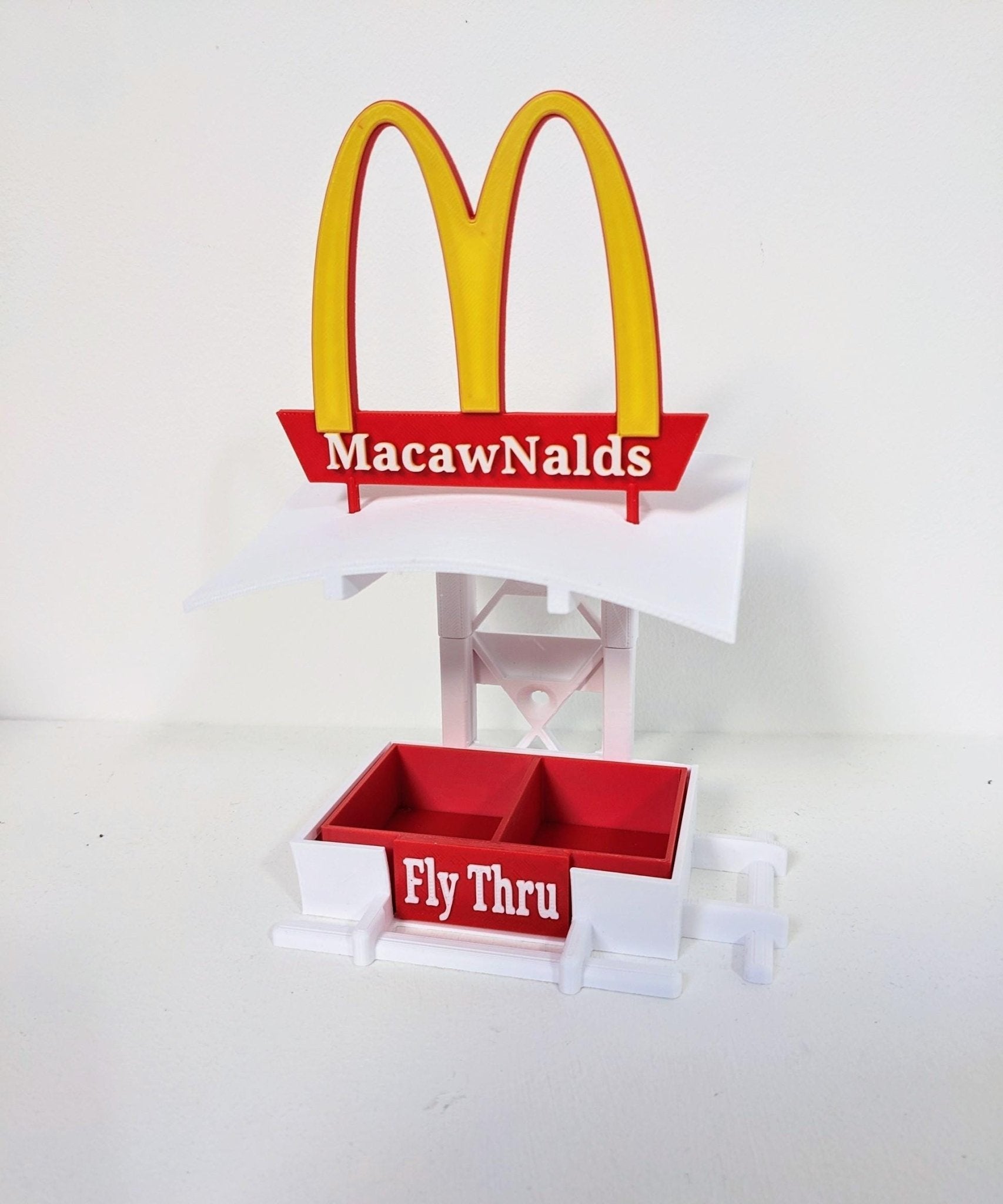 Chaddyverse MacawNalds Bird Feeder – Ikea Skadis Aviary Seed Tray