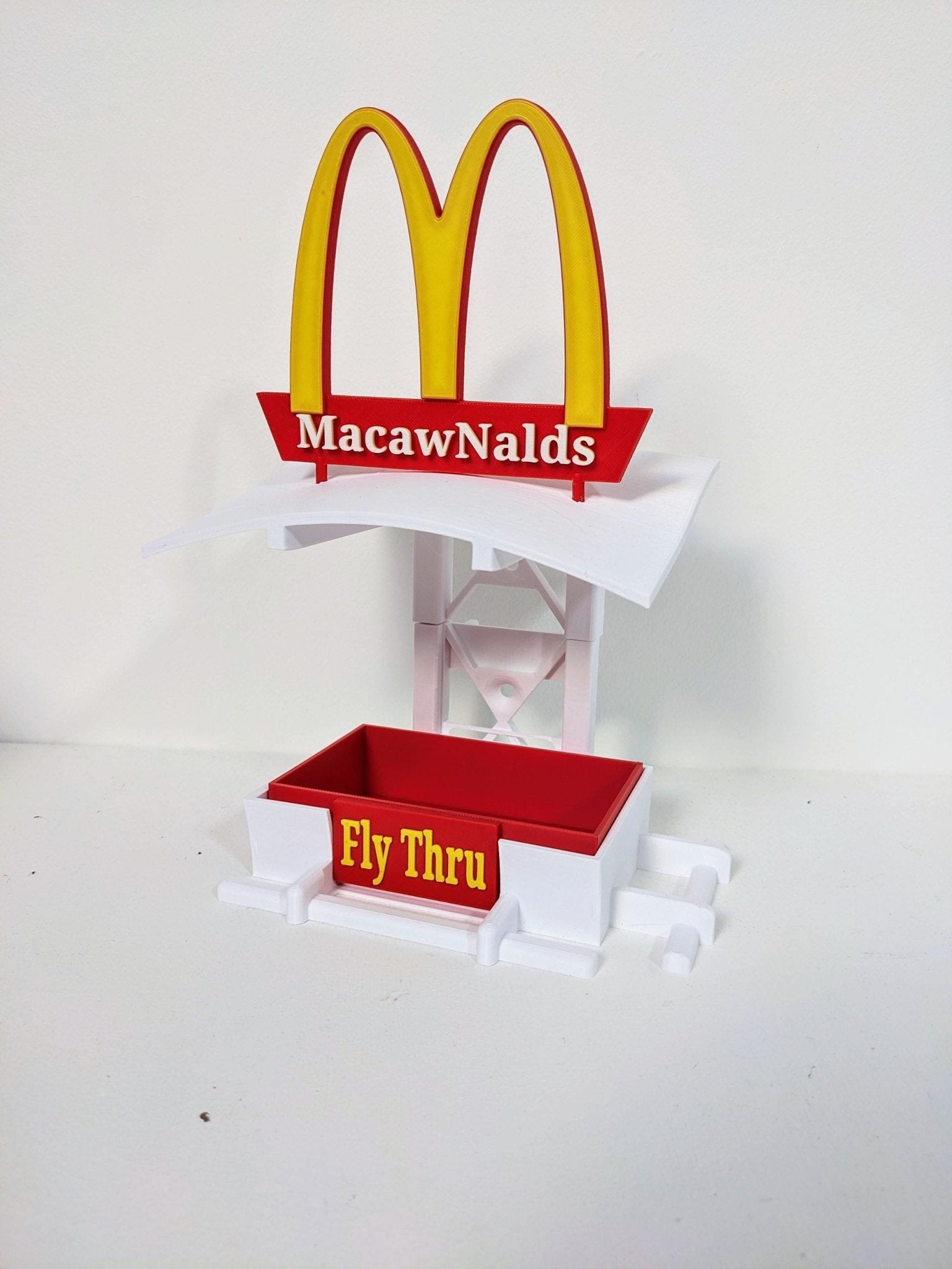 Chaddyverse MacawNalds Bird Feeder – Ikea Skadis Aviary Seed Tray