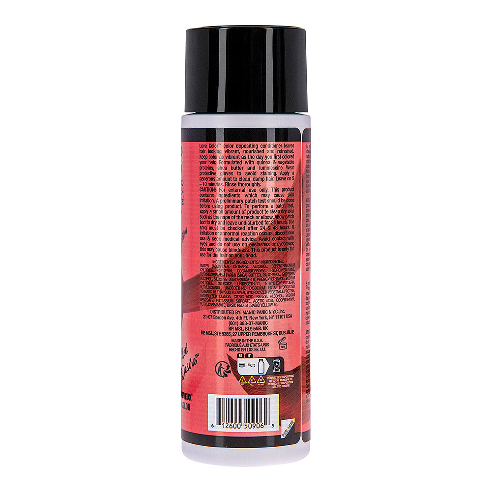 Manic Panic Red Desire Love Colour Conditioner | Vegan Hair Care 236ml