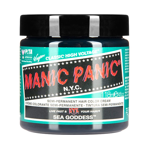 Manic Panic Sea Goddess Emerald Semi-Permanent Hair Dye - 118ml