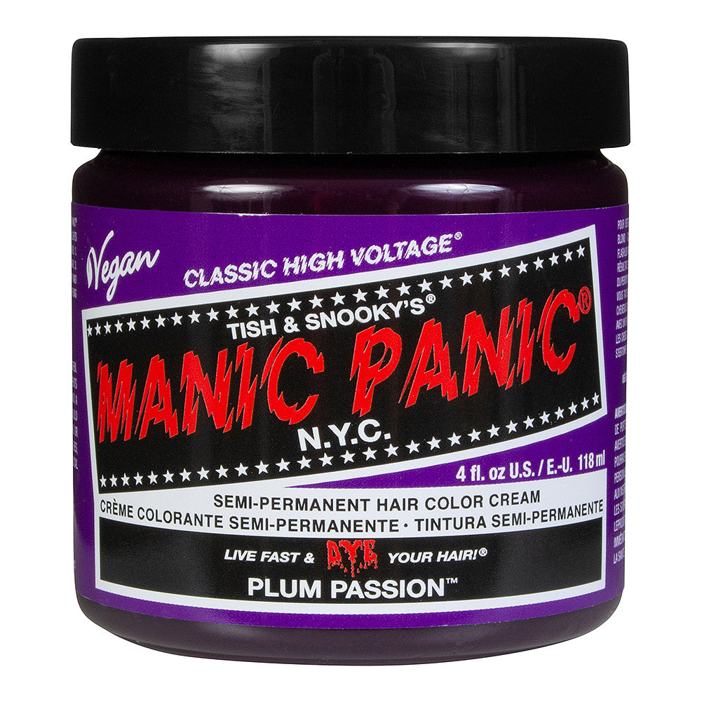 Manic Panic Plum Passion Classic Cream Hair Colour – Deep Purple Dye