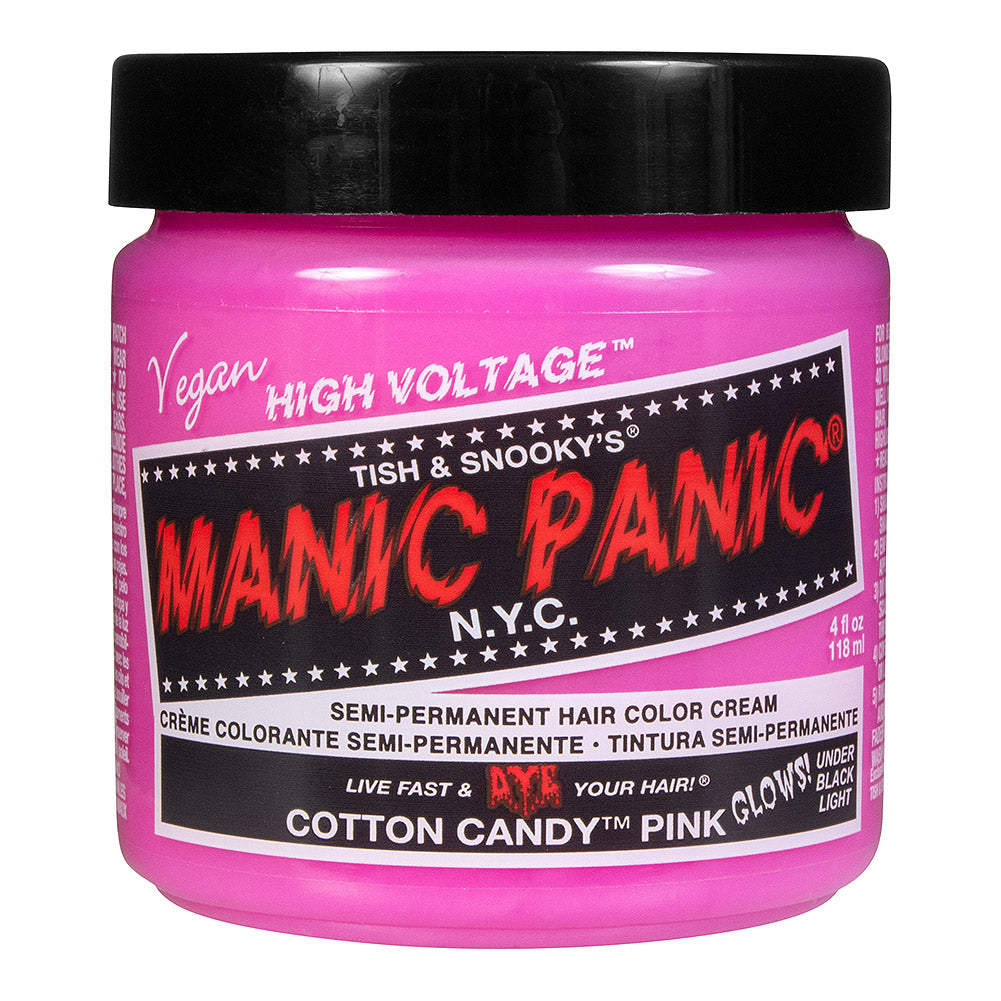Manic Panic Cotton Candy Pink Semi-Permanent Hair Dye | Vegan Pastel Pink
