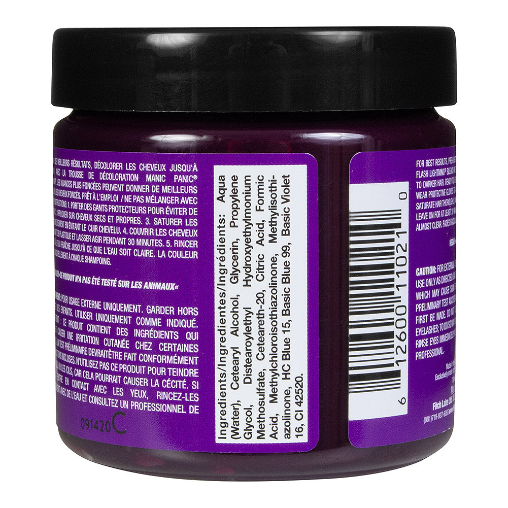 Manic Panic Plum Passion Classic Cream Hair Colour – Deep Purple Dye