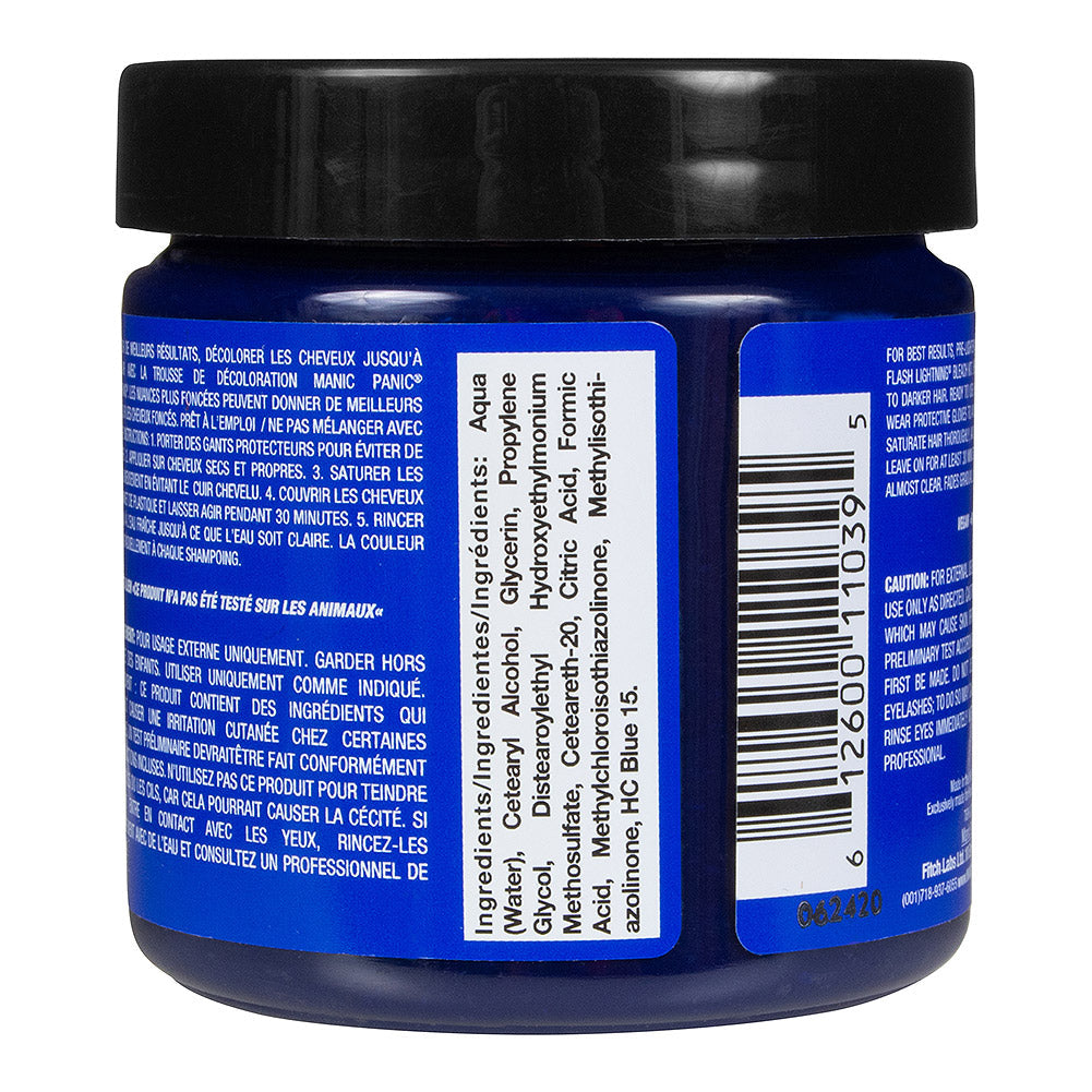 Manic Panic Rockabilly Blue Semi-Permanent Hair Dye | Vegan 118ml